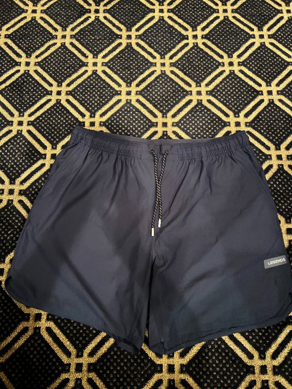 Legends Men’s XXL Navy Performance Athletic Shorts 7” Inseam
